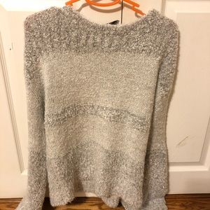 Grey south moon under sweater